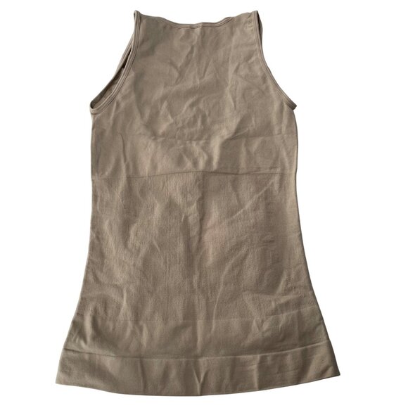 Curveez® Essential Open Bust Control Tank Shapewear Nude Tan Sz XL  CUR3568 - Picture 4 of 9